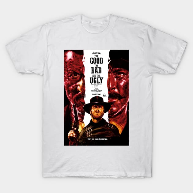 The Good, The Bad, and The Ugly T-Shirt by KregFranco